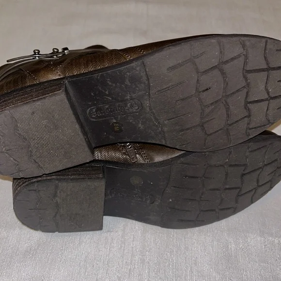 BareTraps Women’s Brown Ankle Booties w/ Design all along the side Size 8 - Picture 14 of 14